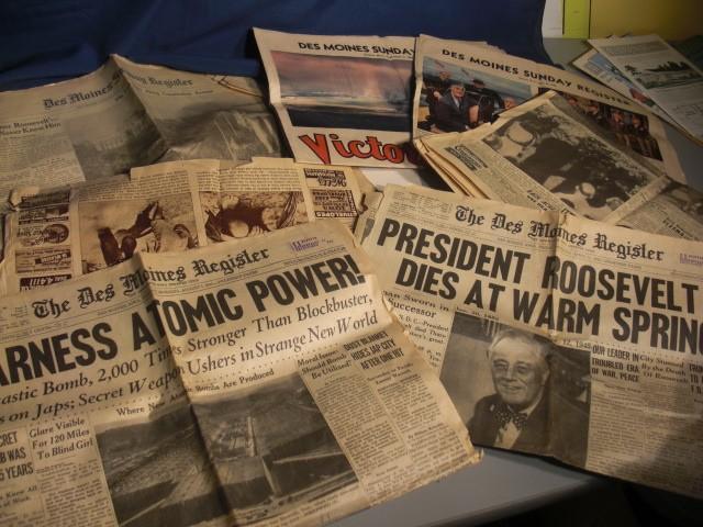 Des Moines Register Newspaper Artic...