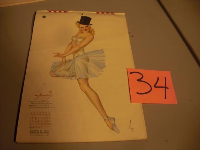 1946 ESQUIRE Calendar. Pictures by ...
