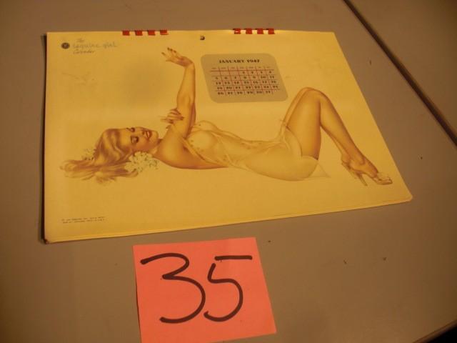 1947 ESQUIRE Calendar...