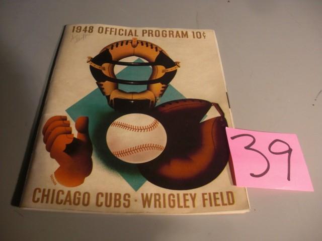 1948 Chicago Cubs Wrigley Field Off...