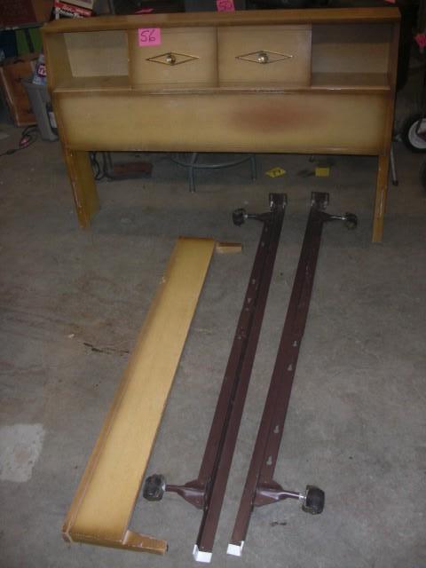 MID MOD type double bed headboard, ...