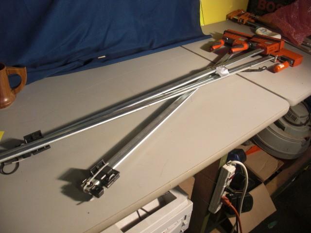 3, Bessey brand, 40 in wood clamps....