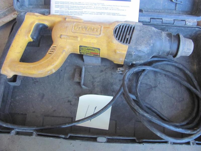 Electric DEWALT Rotary Hammer in pl...