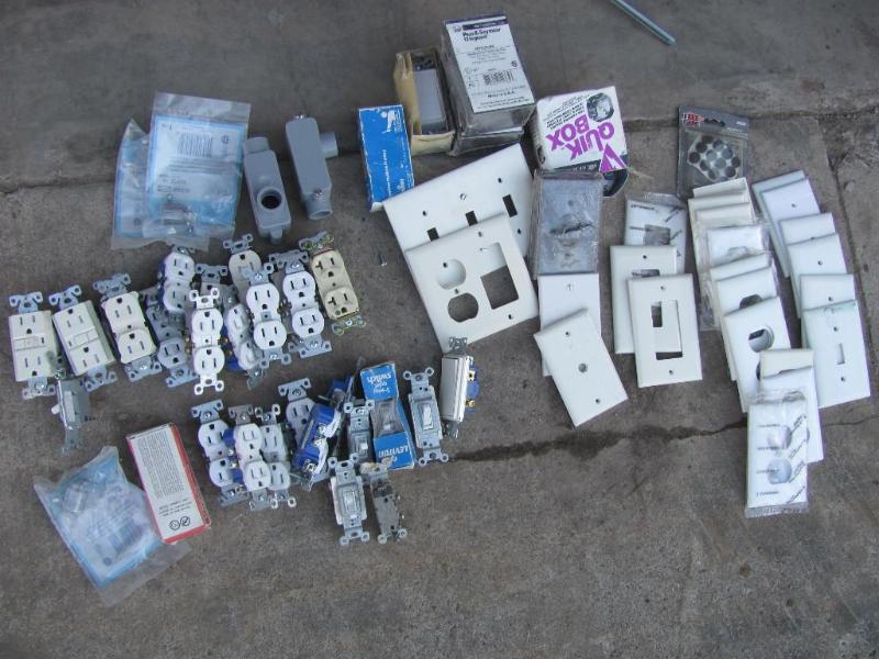 Assorted NEW Electrical Outlets, Sw...