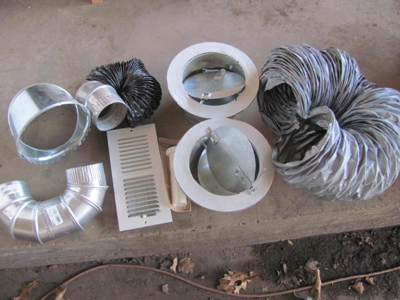 Assorted HVAC Duct Work and Heating...