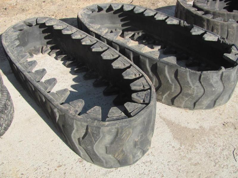 Pair of Rubber BOBCAT Tracks. These...