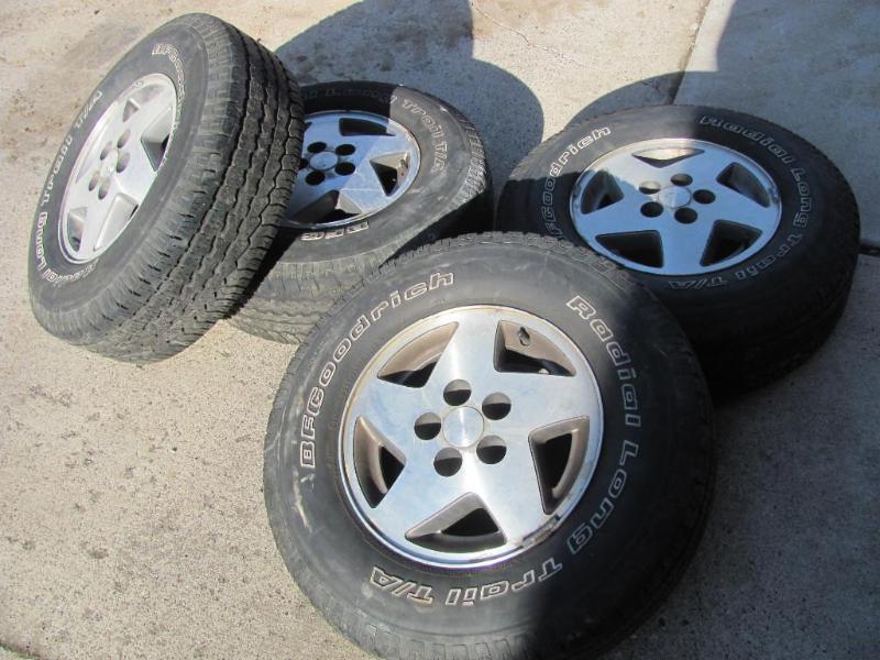 Four (4) Wheels with Rims. P23575R...