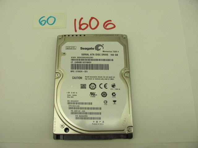 Seagate 160G 2.5&quot SATA hard dr...