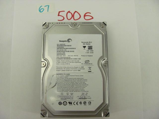 Seagate 500G 3.5&quot SATA hard dr...