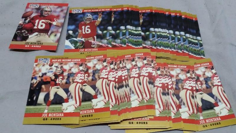 Lot of Pro Set Football cards of Jo...