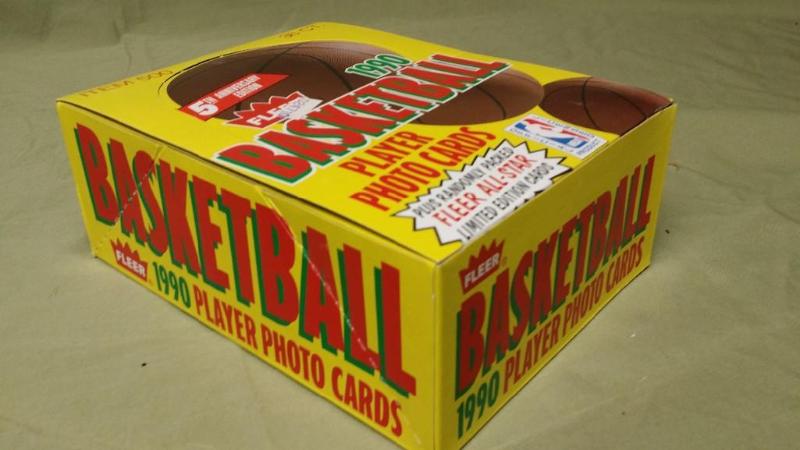 &nbspFleer&nbsp1990 Basketball ca...
