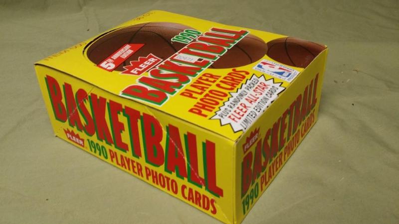&nbspFleer&nbsp1990 Basketball ca...