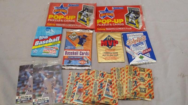 Unopened packs of Baseball cards. C...