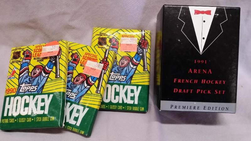 1991 Arena French hockey Draft Pick...