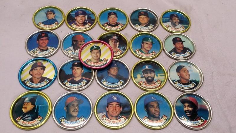 1988 Topps Baseball coins, (21) tot...