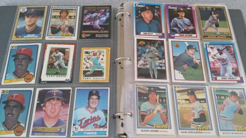 Lot of Mn Twins cards dating back t...