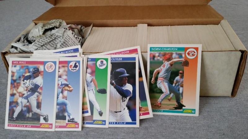 Box of Score 1992 Baseball with ove...