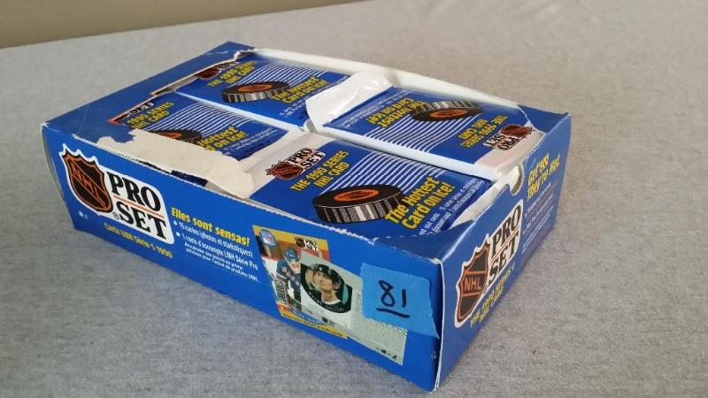Pro Set NHL Hockey cards from 1990 ...