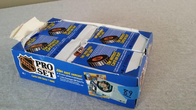Pro Set NHL Hockey cards from 1990 ...
