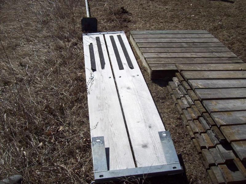 8 ft plank cedar ramp...