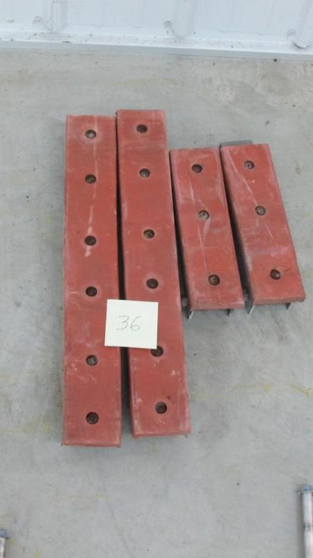 Rubber padded bunks for Porta Lift ...