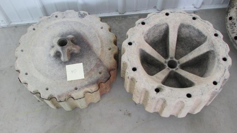 (2) Used Floe plastic wheels -Can b...