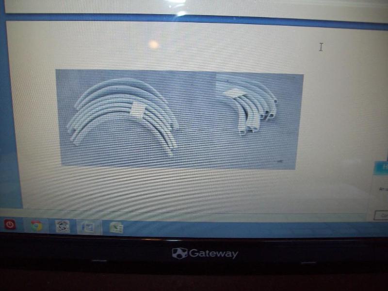 Bumper strip for screwing on to woo...