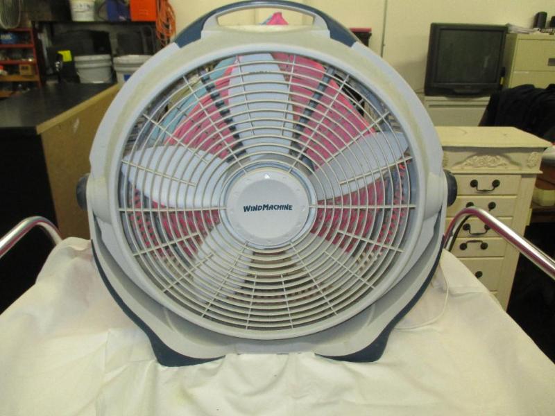 Wind machine fan works tested...