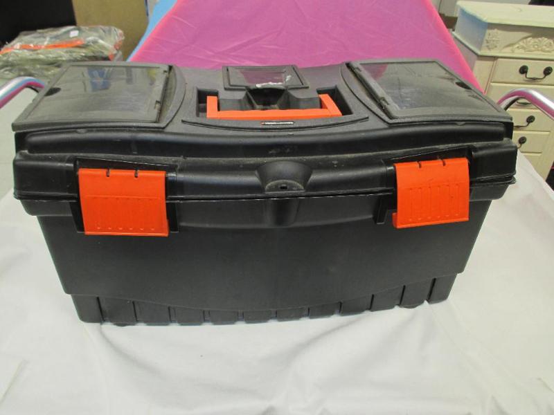Black &amp Decker Tool Box with to...