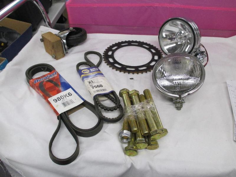 2 Head lamps gear grade 8 bolt 58&...