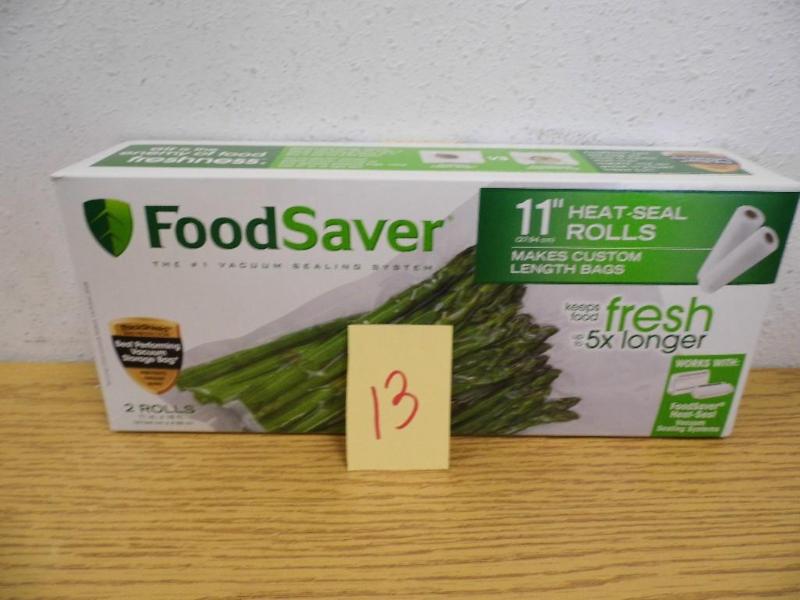 Food Saver Bags - 2 Full 11&quot R...