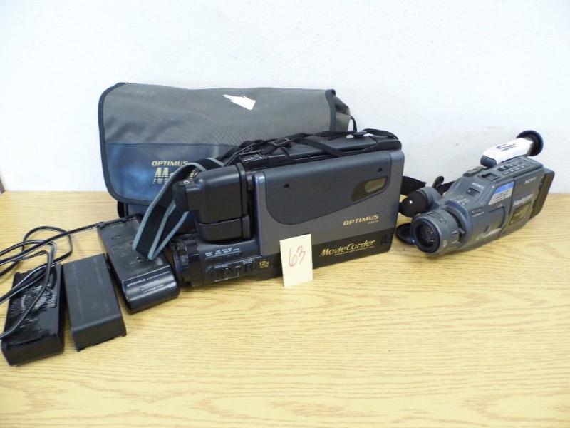 Sony HandiCam 8mm, Optimus VHS Vide...