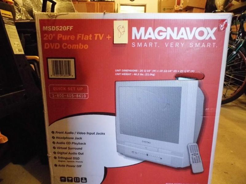 Magnavox 20&quot Pure Flat TV DVD ...