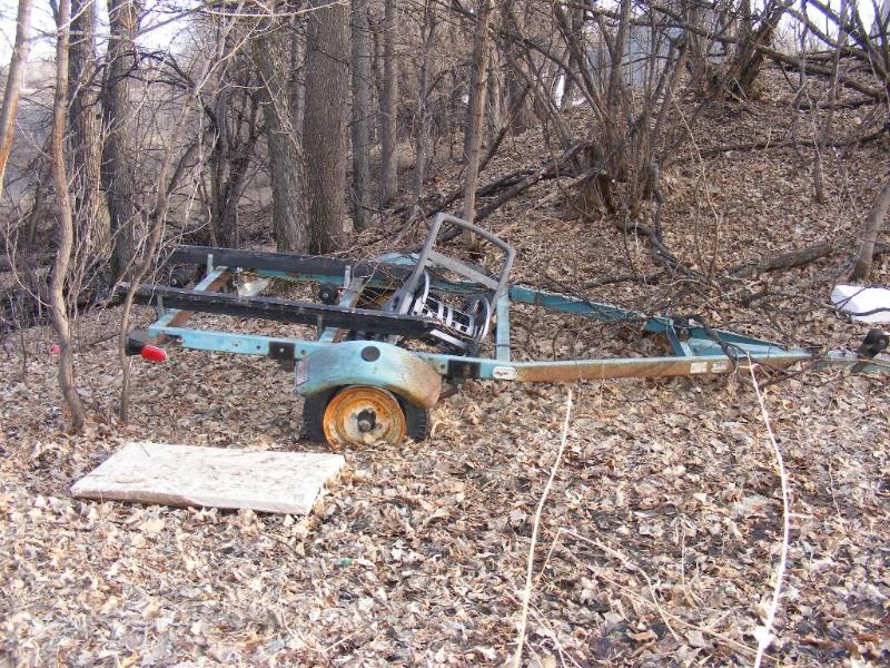 Boat Trailer Sold AS IS for scrap, ...