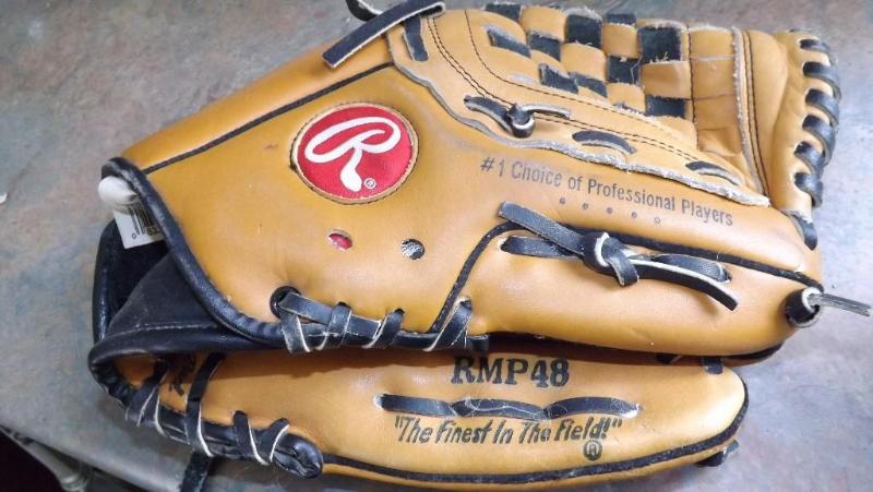 Baseball Glove and Bat