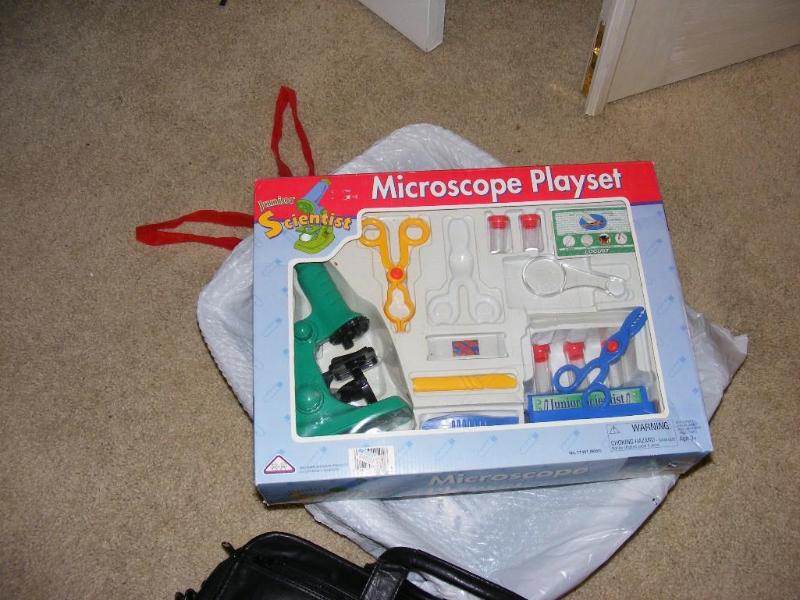 Microscope Playset Litter Box and B...