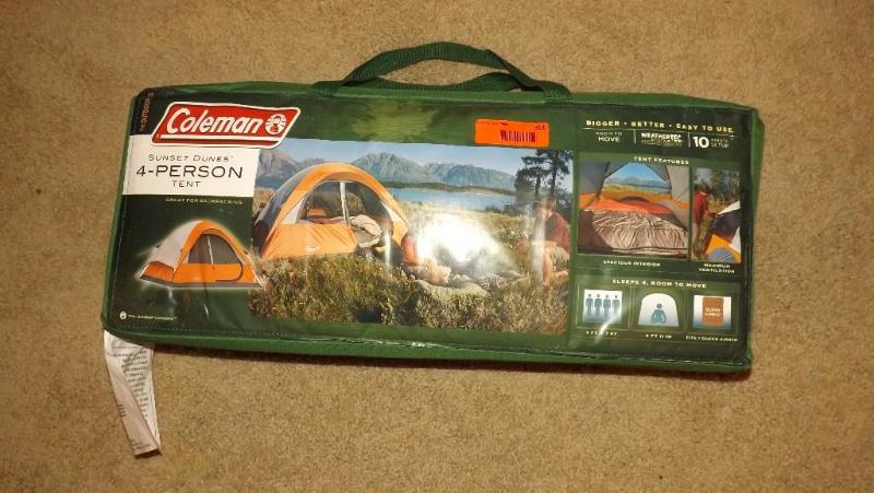Coleman 4-person Tent...