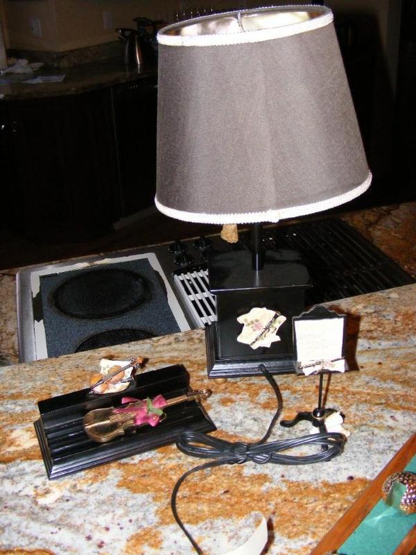 Music Theme Lot, with Lamp...
