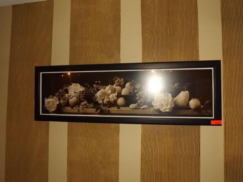Picture, flowers and fruit...