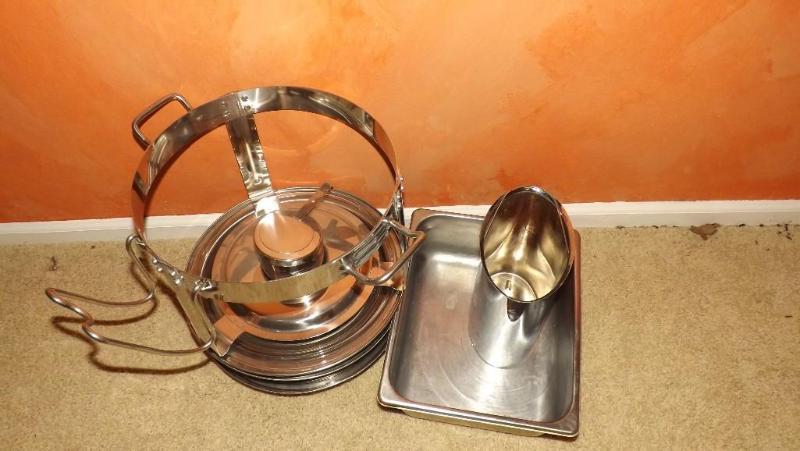 Stainless Serving Items, Warmer...