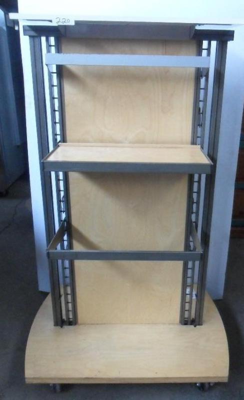 lot 25 image: Taller store display unit. Steel an...
