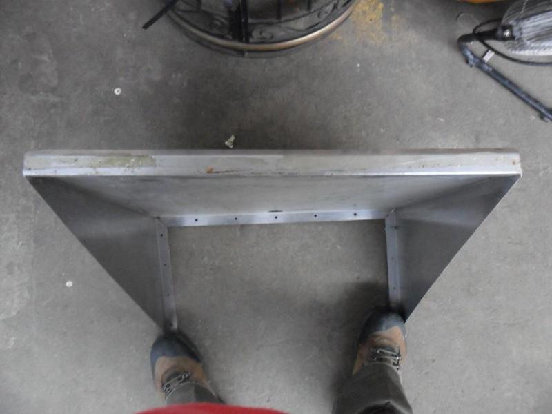 lot 31 image: Wall Shelf. Stainles Steel wall she...