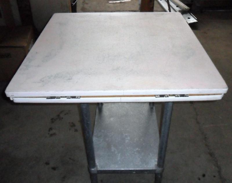 lot 64 image: Table top. Wooden table top convert...