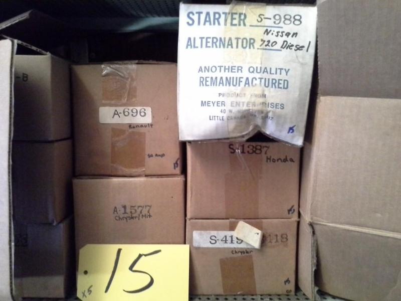 Starters and Alternators