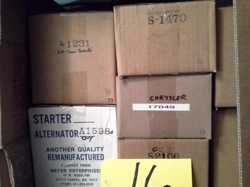 Starters and Alternators