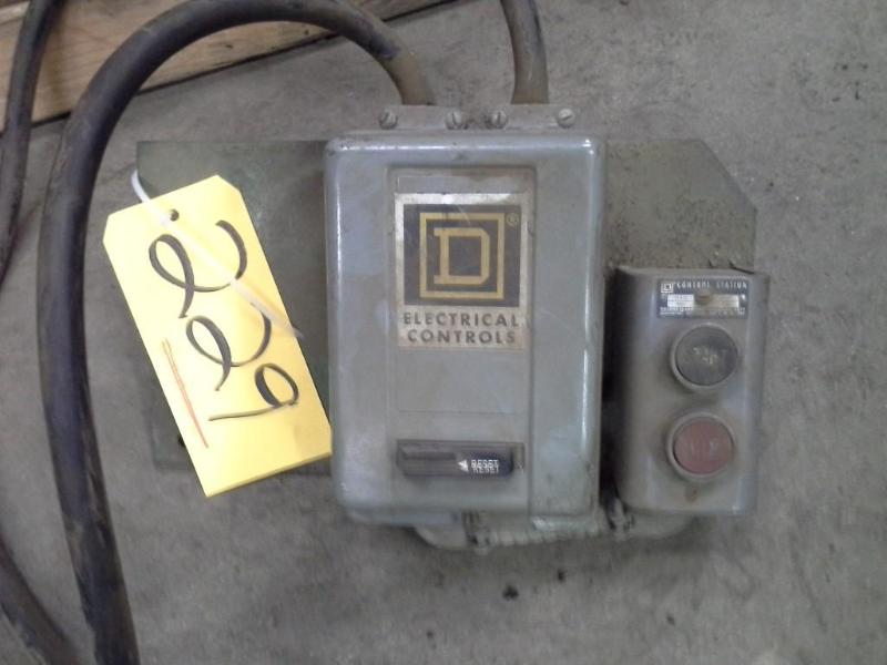 Electric control box and switch,