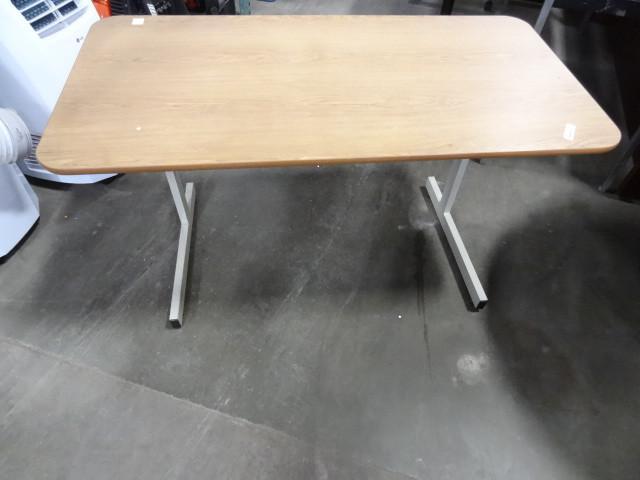 lot 106 image: Metal framed task desk. 48 x 24 x 2...