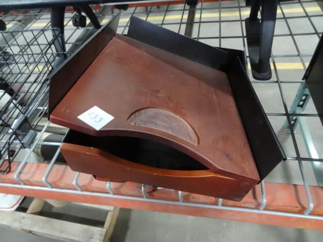 lot 133 image: 3 desk top file sorters...