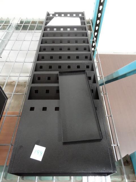 lot 188 image: Wall hanging metal file sorter...