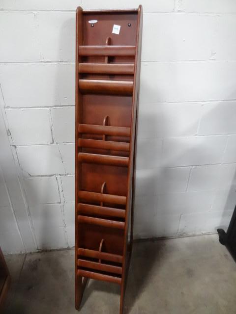 lot 198 image: Free standing wood brochure holder...